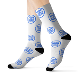 Load image into Gallery viewer, Custom Full Designed Cotton Socks, Logo Knitted Crew Socks Promotional Custom Full Color Designed Socks