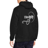 Load image into Gallery viewer, I See You All Over Print Hoodie for Men (Model H13)