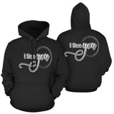 Load image into Gallery viewer, I See You All Over Print Hoodie for Men (Model H13)