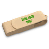 Load image into Gallery viewer, Custom Eco Friendly Usb, Logo Recycled Thumb Drive, Promotional Flash Drives