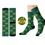 Load image into Gallery viewer, Custom Full Designed Cotton Socks, Logo Knitted Crew Socks Promotional Custom Full Color Designed Socks