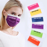 Load image into Gallery viewer, Custom Disposable Face Masks, Logo Printed Medical Face Mask 3 Ply - All Colors