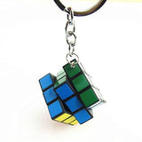 Load image into Gallery viewer, Bulk Mini 3x3 Cube Keychains, 1.2 Inch Speed Rubik&#39;s Key Ring, 12 Pcs