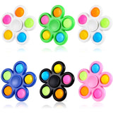 Load image into Gallery viewer, Bulk Wholesale Pop Fidget Spinners, Push Bubble Fidget Spinner, Dimple Fidget Toys