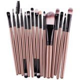 Load image into Gallery viewer, Bulk 15 Pieces Set Eye Shadow Foundation Eyebrow Lip Brush Makeup Brushes Tool