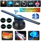 Load image into Gallery viewer, Bulk 3D Hologram Photos and Videos Advertising Display LED Fan, Best for Stores, Shops, Bars, Casinos, Holiday Events